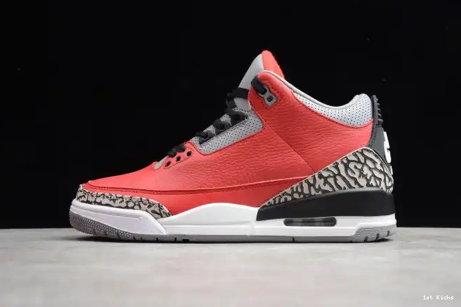 1st Kicks Air Red Jordan 3 Cement CK5692-600 0612